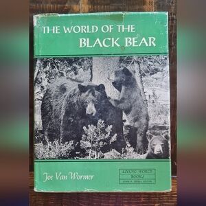 The World of the Black Bear by Van Wormer Vintage Collectible 1966